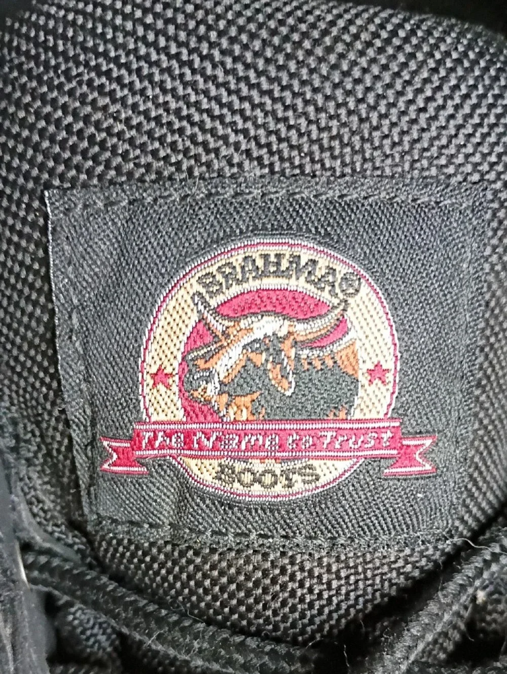 Brahma Black Lace-Up Steel Toe Work Boots Nice Worn Once